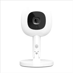 Nanit Pro 1080p HD Smart Baby Monitor & Flex Duo Stand with Split Screen and Alarm Zone Function, Includes Small Breathband, White