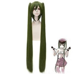 Aukštos kokybės anime Vocaloid Senbonzakura Hatsune Miku Wigs Military Army Hair Cosplay kostiumo perukas + peruko kepurė