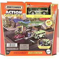 Matchbox Action Drivers Bus Station MBX City Bus