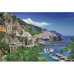 Becko Egean Sea Amalfi Coast Sea Port Jigsaw Puzzle, 1000 gabali