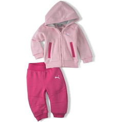 PUMA Unisex Suits CN Baby skriešanas komplekts ar kapuci 104 Orchid Pink, Orchid Pink