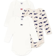 Petit Bateau Baby Boys Boys svītrains garām piedurknēm