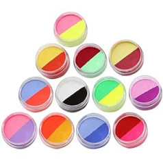 FRCOLOR aplauzuma otiņa aplauzuma pigments faniem 1 komplekts sejas krāsu eļļa 24 krāsas Drošs ballīšu mākslinieks iedomāts grims bērniem pieaugušajiem Svētku Ziemassvētki bērniem Pieaugušie