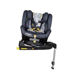 Cosatto All in All Rotate i-Size Child Seat, From Birth 0-12 Years, with Rotating Function, ISOFIX, Reboarder, 5-Point Plus Strap (Fika Forest)