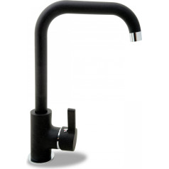 Pyramis Silvio granite carbon faucet 090923038 black kitchen faucet