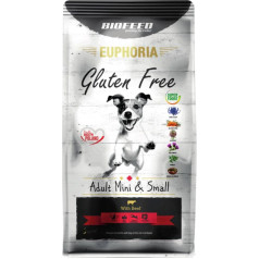 Biofeed euphoria gf dogs mini&small beef 12kg