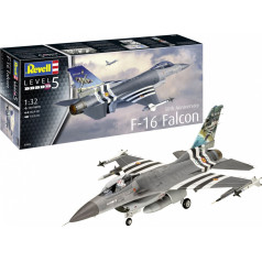 50 gadu jubilejas lidmašīnas F-16 Falcon 1/32 plastmasas modelis