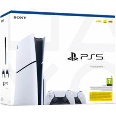 Playstation 5 digitālā d dualsense balta/emae konsole