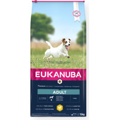 Eukanuba active adult small breed - rich in fresh chicken - 15kg