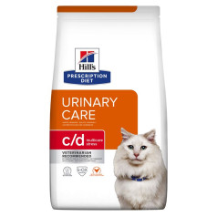 Hill's recepšu diēta urinary care kaķu c/d multicare stresa vistas - sausā kaķu barība - 8 kg