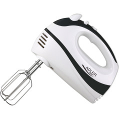 Adler AD 4205 hand mixer (300w; white, black)