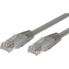 Cat.6a rj45 utp vario pataiso laido kabelis 2m. pilka