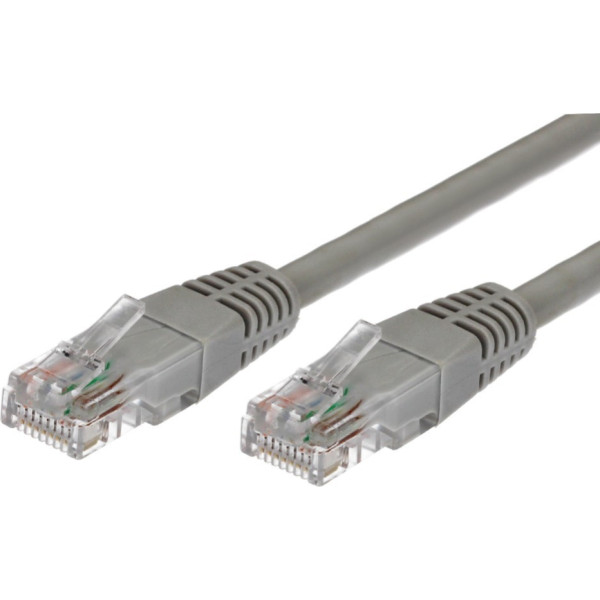 Cat.6a rj45 utp vara patch vadu kabelis 2m. pelēks