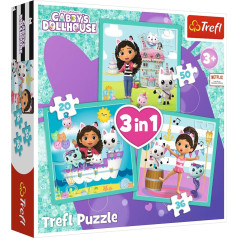 Gabby's 3in1 activity puzzle, Gabby's cat house (Gabbys dollhouse)