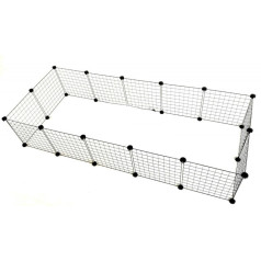 C&c run, modular playpen for puppies and small dogs - 180x75 cm (5x2; 4x3)