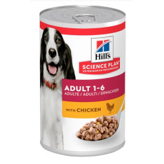 Hill's science plan canine adult chicken dog 370g