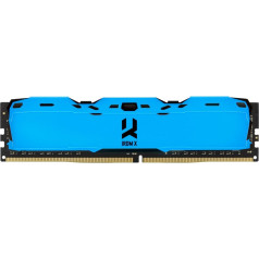 Goodram ddr4 32gb pc4-25600 (3200mhz) 16-20-20 divu kanālu komplekts goodram irdm x blue 1024x8 (ir-xb3200d464l16a/32gdc)