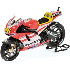 Minichamps 122110046 - Ducati Desmosedici - Valentino Rossi, Moto GP, mērogs: 1:12