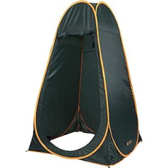 Mountain Warehouse Pop Up Shower & Toilet Tent. Water resistant, with air vents. Portable, for privacy, changing and dressing. Great for camping, festival, holidays and at the beach.