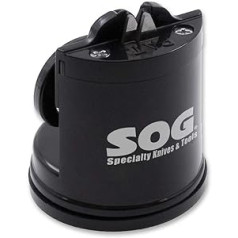 SOG Unisex - Adult Countertop Sharpener Sharpener, Black, 7