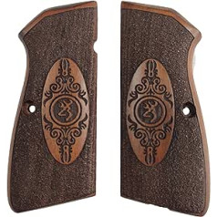 ZIB GRIPS Browning HP 14 pistoles rokturis ar rokām izgatavots no valrieksta koka Ars.012