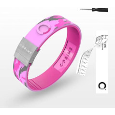 cPRIME Sport Balance Bracelet Neo Thinline Silicone Energy Bracelet Women's Sports Bracelet Endurance Strength for Sports Yoga