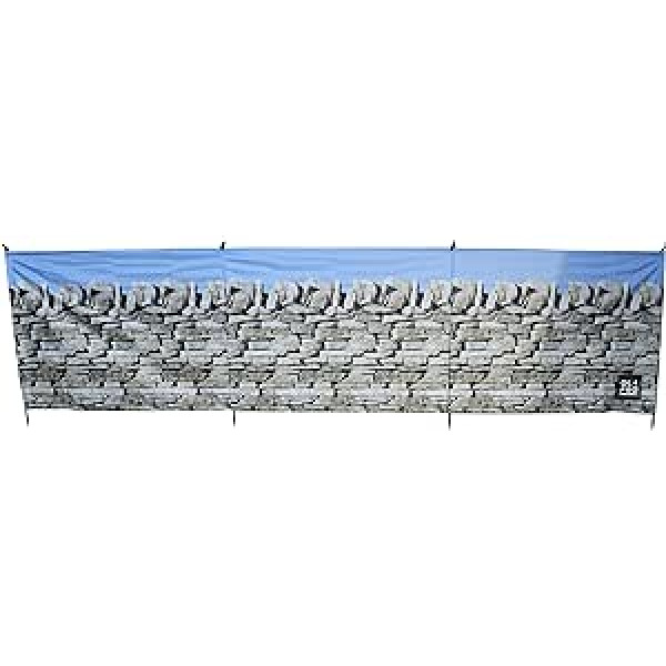 Olpro Wall 4 Pole Wind Break - akmens, 4,8 x 1,4 m