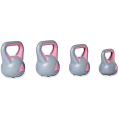 Kettlebells Agyh tējkanna – piemērota mājas fitnesa krosa kustībām un muskuļu trenēšanai, plastmasas pārklājums, vīriešiem un sievietēm, 8 kg