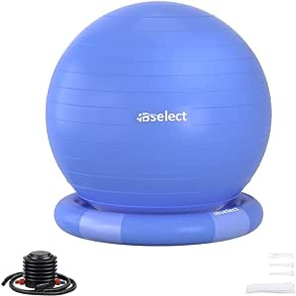 HBselet Gymnastics Ball Sitting Ball Medicine Ball Pezzi Ball with Resistance Bands Handle Ball Pump Base Pregnancy Office Home Yoga Pilates