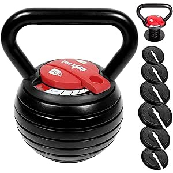 Yes4All Kettlebell regulējama čuguna aizsargbāze, cieta gluda spēka treniņa mājas trenažieru zāle