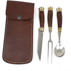 Vehi Mercatus Medieval Cutlery with Leather Sheath