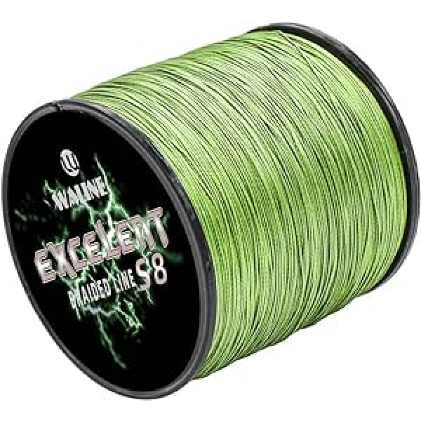 Waline 8 Strands Super Strong PE Braided Fishing Line 8x Green Multicoloured 300 m 500 m Fishing Line 20 lb 30 lb 40 lb 60 lb 80 lb 8 Way Sea Fish Line