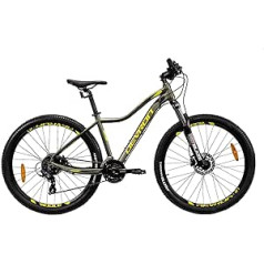 Devron kalnu velosipēds RM1,7 W, Hardtail alumīnija, Shimano 3 x 8, 27,5 collas, disku bremzes, vispusīgs kalnu velosipēds piedzīvojumu meklētājām sievietēm