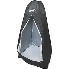 BOXIO — telts: mobilā kempinga dušas telts/tualetes telts, lieliski piemērota arī brīvi stāvošai uznirstošai ģērbtuvei — 2 mx 1 m — obligāta kemperu, vanliferu, piedzīvojumu meklētāju un festivāla apmeklētāju
