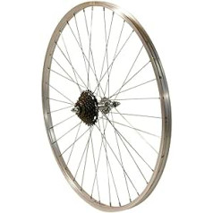 Redondo 24 collu aizmugurējā riteņa kārbas loks sudrabains + 7 ātrumu Shimano disks