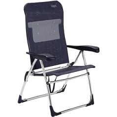 Crespo AL 206 Beach Chair for Camping / Garden / Folding Chair Aluminium