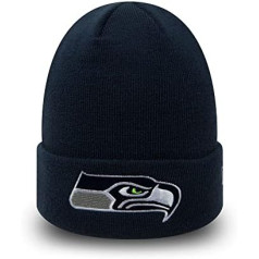 New Era Seattle Seahawks Benie Team Essential Cuff Knit