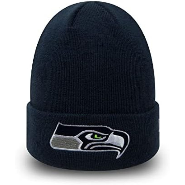 New Era Seattle Seahawks Benie Team Essential Cuff Knit