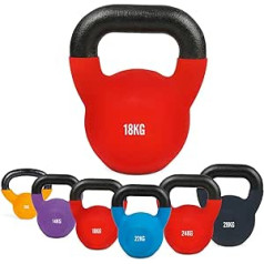 #DoYourFitness Kettlebell pagamintas iš tvirto ketaus su neopreno danga, nuo 2 iki 28 kg