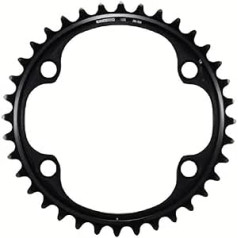 Shimano Unisex — Adult Dura Ace FC-9200 ķēdes gredzens, melns, 36 zobi