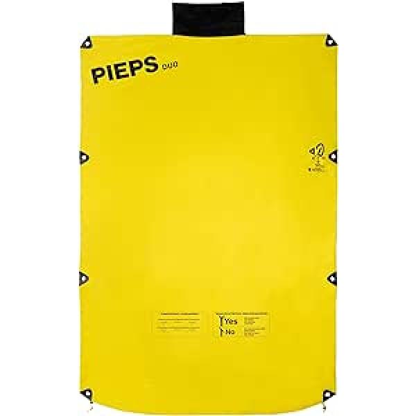 Pieps Bivy Duo Yellow - Lightweight Bivy Bag, Size 190 cm - Colour: Black - Yellow