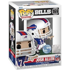 Funko pops! NFL: rēķini - Džošs Allens - (izbraukumā) - Vinila kolekcionējama figūriņa - Dāvanas ideja - Oficiālās preces - Rotaļlietas bērniem un pieaugušajiem - Sporta fani - Modelis kolekcionāriem un displejam