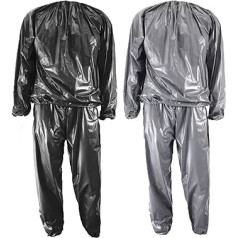 Heavy Duty Sauna Suit Men Women Weight Loss Exercise Slim Gym Fitness Workout Anti-Rip Sweat Sauna Suits