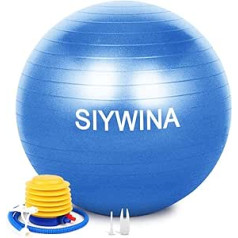 SIYWINA Exercise Ball Thick Anti-Burst Pregnant Yoga Pilates Ball Fitness Ball with Ball Pump