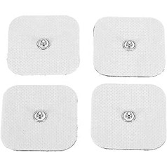 Electrode Gel Electrode Tensing Device Massage Device Belt Electrode Set Abdominal Muscles Adhesive Pads Face Back Abs Trainer Replacement Pad Abs Trainer Electric Muscle Stimulation 50 Pieces (3.9