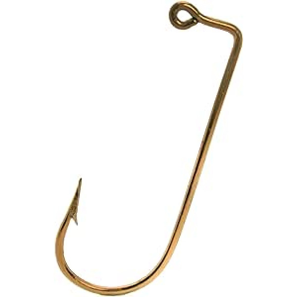 Mustad 32570-br-2-1000 1 x spēcīgs 90 grādu RB Jig Hook makšķerēšanas termināla piederumi (1000 iepakojumā), bronza, 2. izmērs