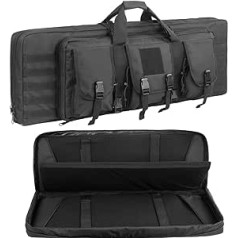 ACEXIER 36/42/47 Inch Double Rifle Case Outdoor Tactical Gun Case Rifle & Pistol Bag Long Gun Bag for Hunting Area Sports Transport