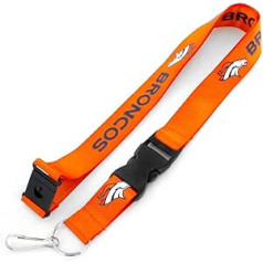 aminco NFL Denveras Broncos Team Lanyard, Orindža