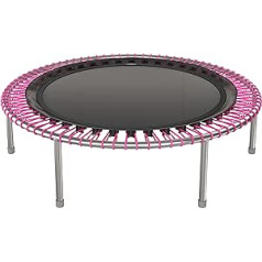 bellicon Premium Mini Trampoline 112/125 cm Made of Antiseptic Stainless Steel with Screw Legs and Rubber Ring Suspension up to 150 kg (Extra Strong) Patented Rope Ring Technology The Original - Made in Germany