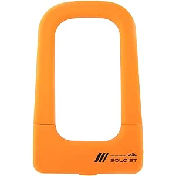 ULAC Soloist Sport Si Alloy U-Lock velosipēdam, velosipēdam, motociklam un motorolleram (oranža)